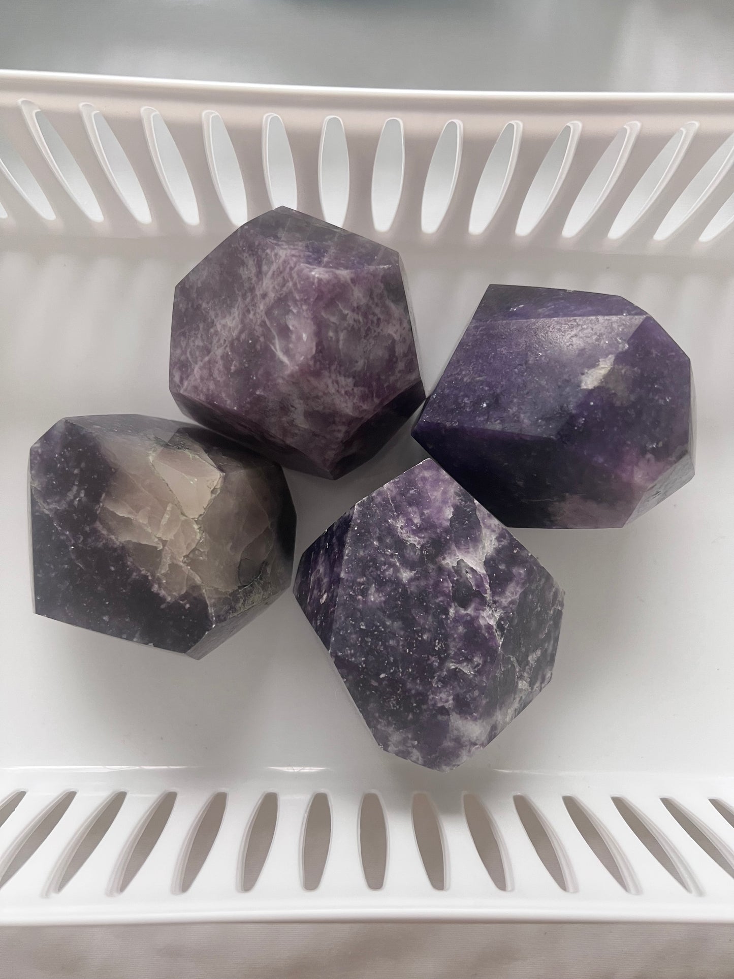 Polished crystals- lilac