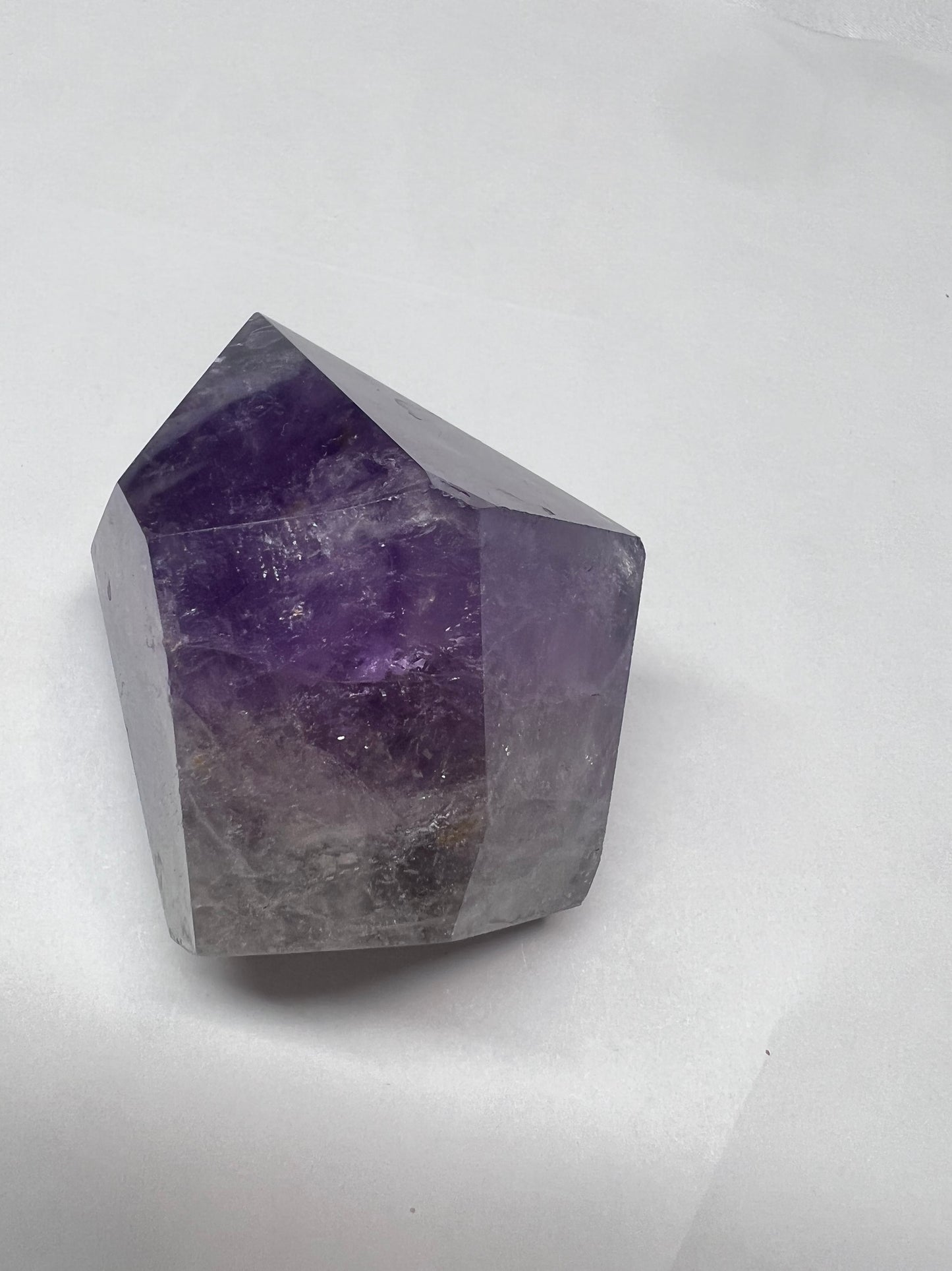 Polished crystals- purple fluorite