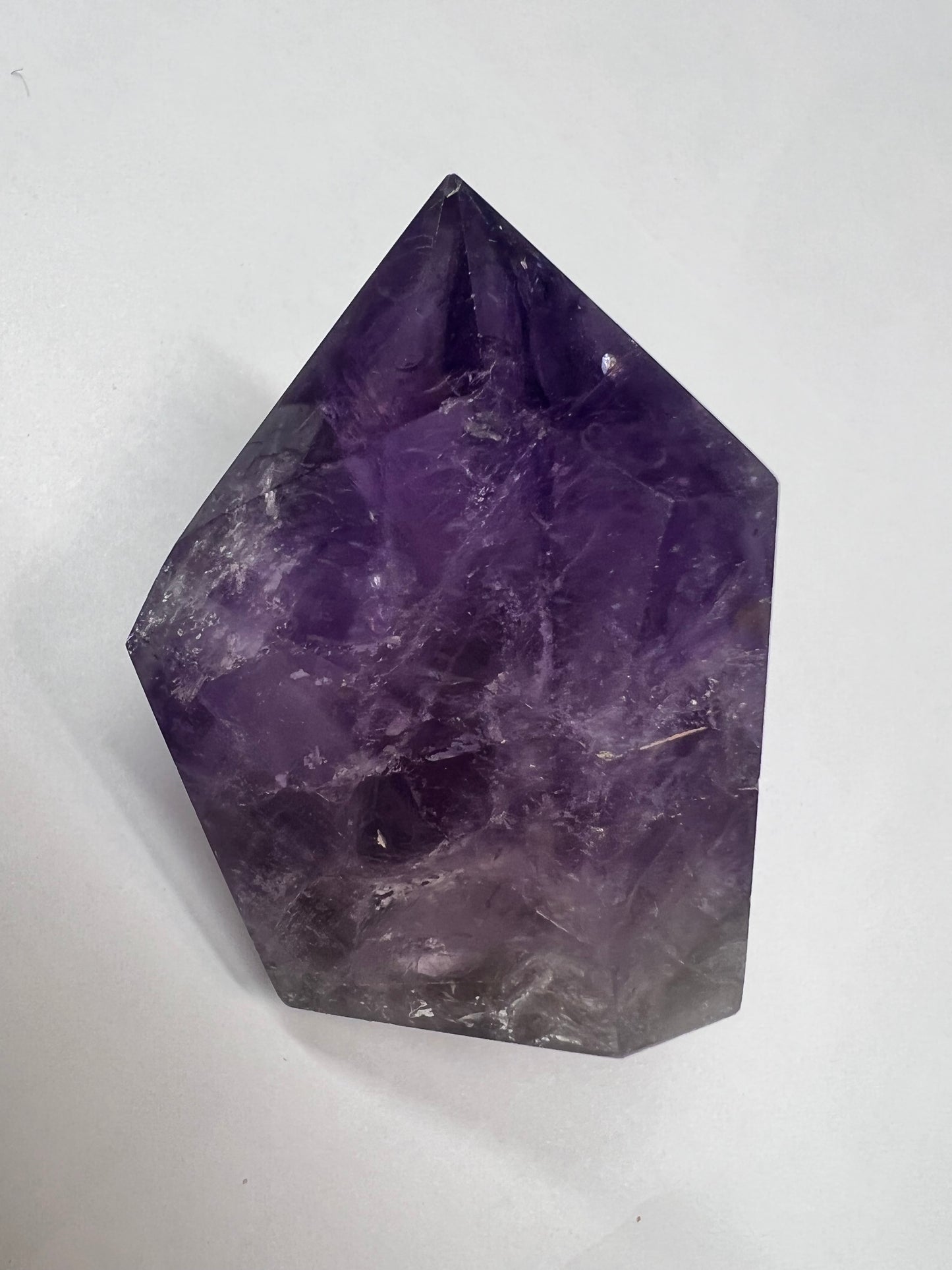 Polished crystals- purple fluorite