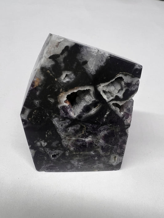 Polished crystals - fluorite root