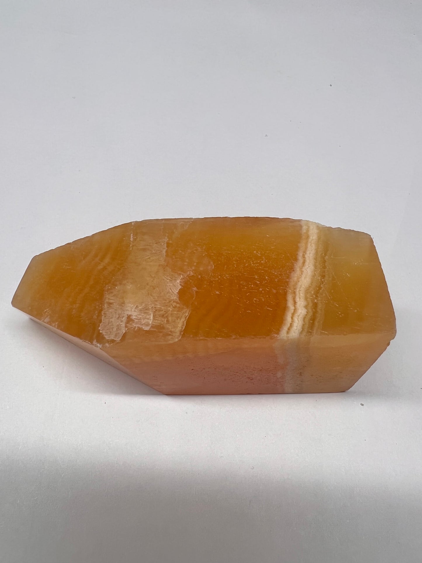 Polished-yellow calcite