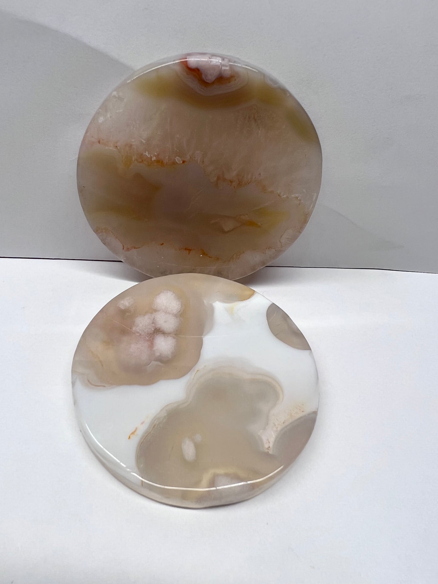 crystal statues-sakura agate wafer