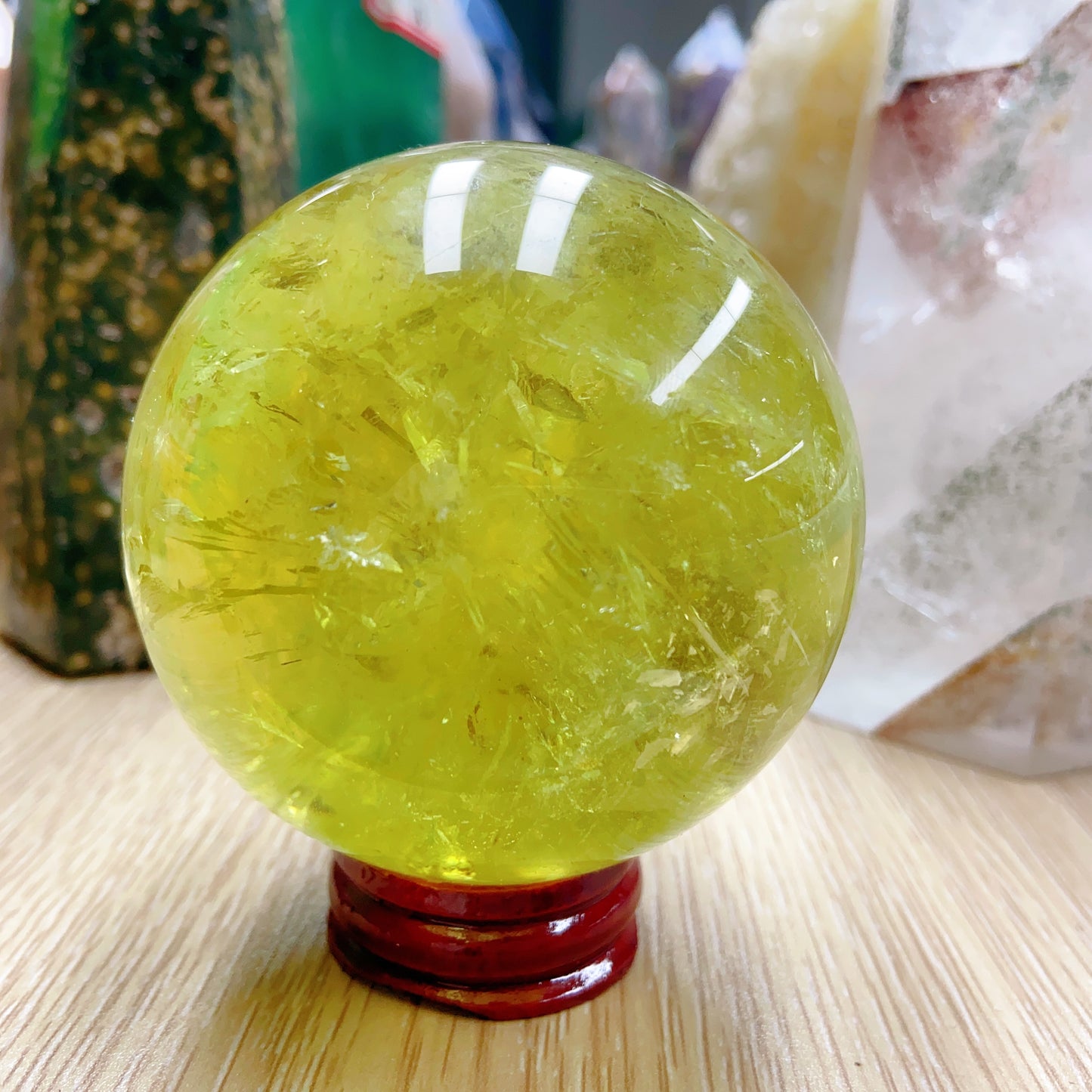 citrine sphere